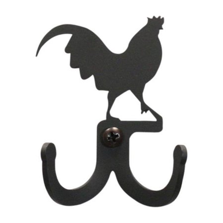 Village Wrought Iron Village Wrought Iron WH-D-1 Rooster Double Wall Hook WH-D-1